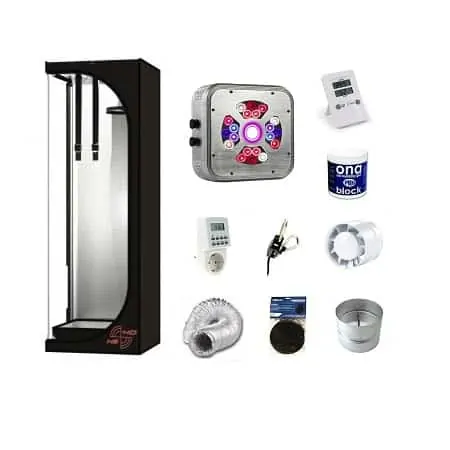 GROWBOX 40x40 CONFIGURABILE CON LAMPADA LED